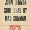 Sale Pamono John Lennon Assassination Headline Poster, 1980