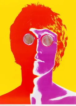 Pamono John Lennon Poster by Richard Avedon for Look Magazine, 1967> Posters|Wall Decor