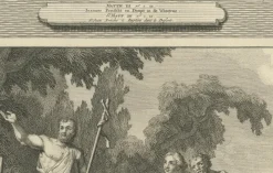 Pamono John the Baptist & Baptism of Christ Engraving, 1700, Paper><noscript><img width=