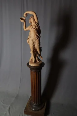 Sale Pamono Jonchery, Classical Figure, 1900s, Terracotta Sculpture