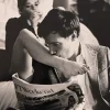 Hot Pamono Jordan Retard, Juliette and Matthieu, Kiss, Paris, 2020, Signed Silver Print