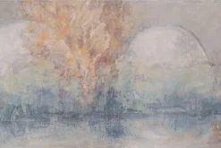 Outlet Pamono José Luis Sanz Magallon, Impressionist River Scene, 20th-Century, Oil on Canvas, Framed
