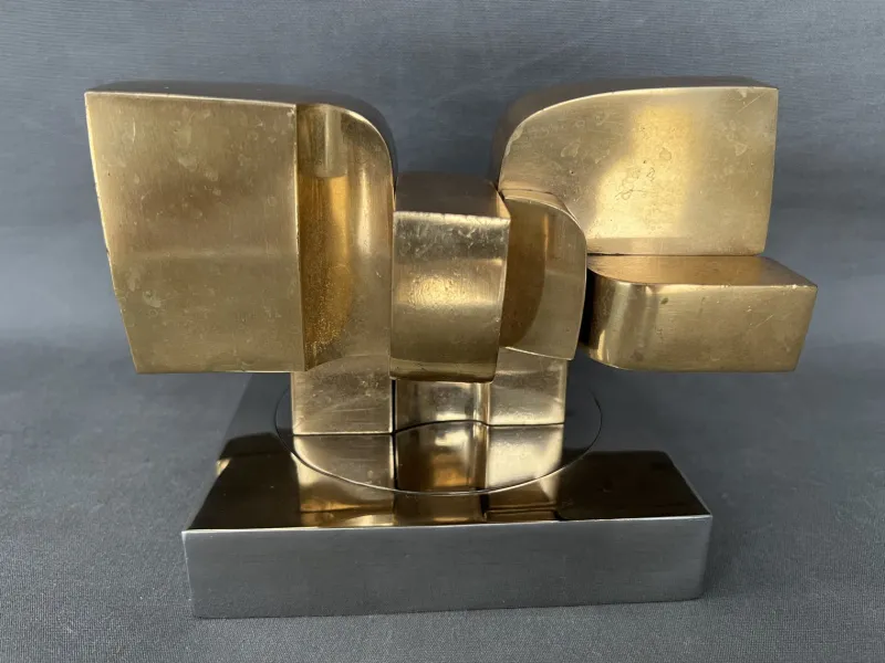Pamono José Luis Sánchez Fernández, Albacete, 1980s, Bronze> Abstraction