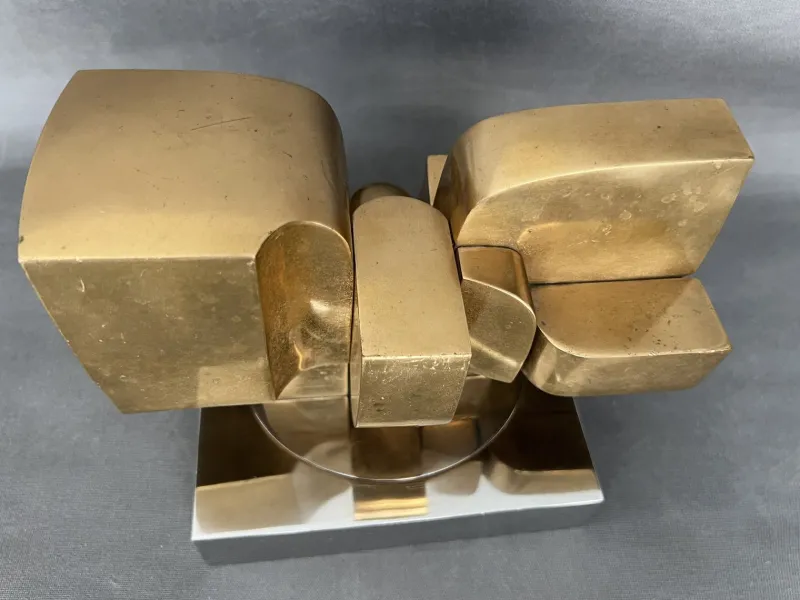 Pamono José Luis Sánchez Fernández, Albacete, 1980s, Bronze> Abstraction