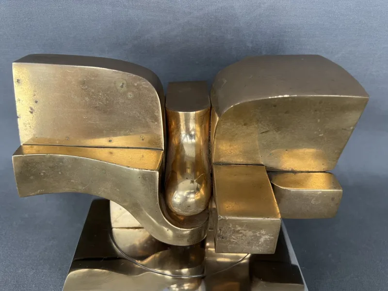 Pamono José Luis Sánchez Fernández, Albacete, 1980s, Bronze> Abstraction