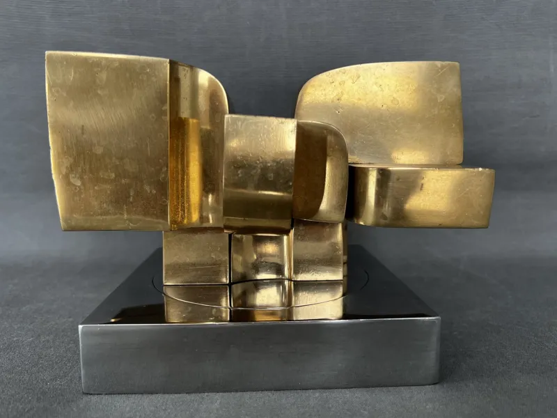 Pamono José Luis Sánchez Fernández, Albacete, 1980s, Bronze> Abstraction