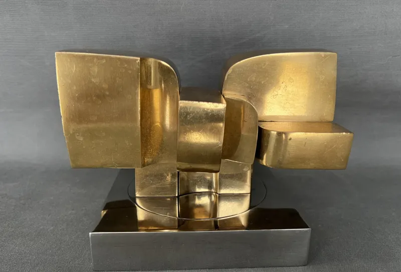 Pamono José Luis Sánchez Fernández, Albacete, 1980s, Bronze> Abstraction