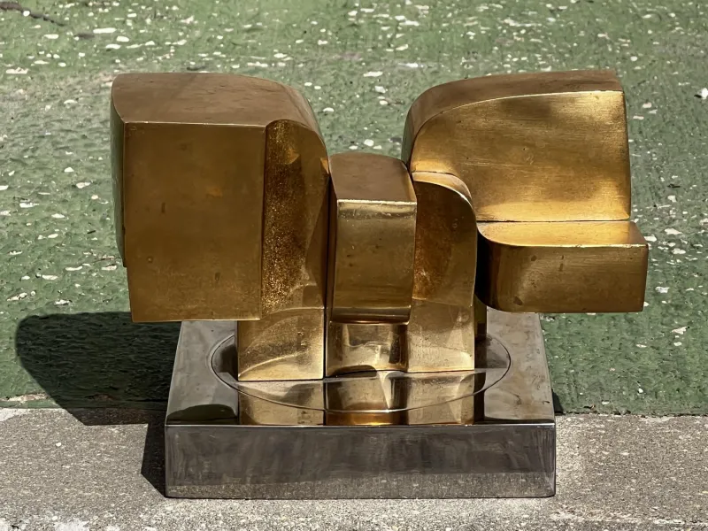 Pamono José Luis Sánchez Fernández, Albacete, 1980s, Bronze> Abstraction