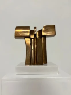 Pamono Jose Luis Sanchez, Abstract Sculpture, 1970s, Bronze