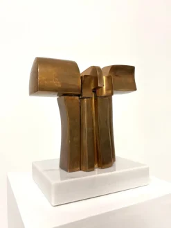 Pamono Jose Luis Sanchez, Abstract Sculpture, 1970s, Bronze