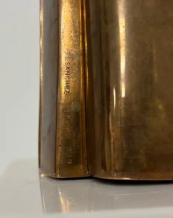 Pamono Jose Luis Sanchez, Abstract Sculpture, 1970s, Bronze