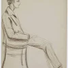 Pamono Joseph Bernard, Portrait, Pastel Drawing, 1919> Work On Paper