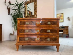 Pamono Josephinian Chest of Drawers in Walnut> Dressers, Commodes & Chests