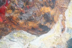 Pamono Jozef Mees, Large Abstract Composition, Oil on Board, Belgium, 1966><noscript><img width=