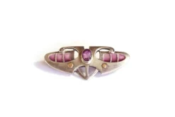 Pamono Jugendstil Enameled Brooch> Brooches
