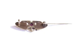 Pamono Jugendstil Enameled Brooch><noscript><img width=