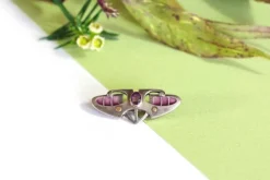 Pamono Jugendstil Enameled Brooch><noscript><img width=