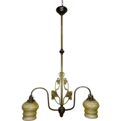 Hot Pamono Jugendstil Hanging Lamp, 1890s