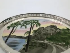 Pamono Jugenstil Ceramic Tray, 1909><noscript><img width=