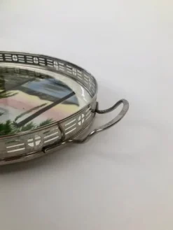 Pamono Jugenstil Ceramic Tray, 1909><noscript><img width=