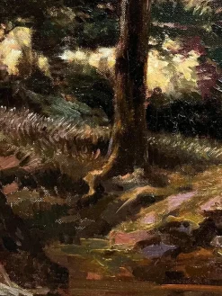 Discount Pamono Jules Jequier, Sunset, Oil on Canvas