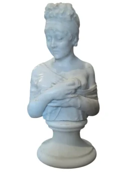 Pamono Juliette Recamier Bust, 19th Century, Marble> Sculpture