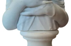 Pamono Juliette Recamier Bust, 19th Century, Marble><noscript><img width=