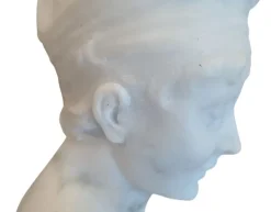 Pamono Juliette Recamier Bust, 19th Century, Marble><noscript><img width=