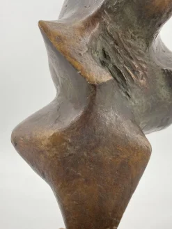 Sale Pamono Justus Chrukin, Abstract Sculpture, 1960s, Bronze