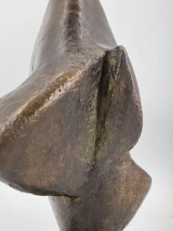 Sale Pamono Justus Chrukin, Abstract Sculpture, 1960s, Bronze