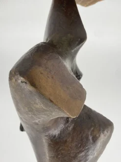 Sale Pamono Justus Chrukin, Abstract Sculpture, 1960s, Bronze