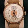 Pamono 18k Gold Chronograph Watch, 1950s