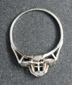 Discount Pamono 18k White Gold Ring with Diamonds