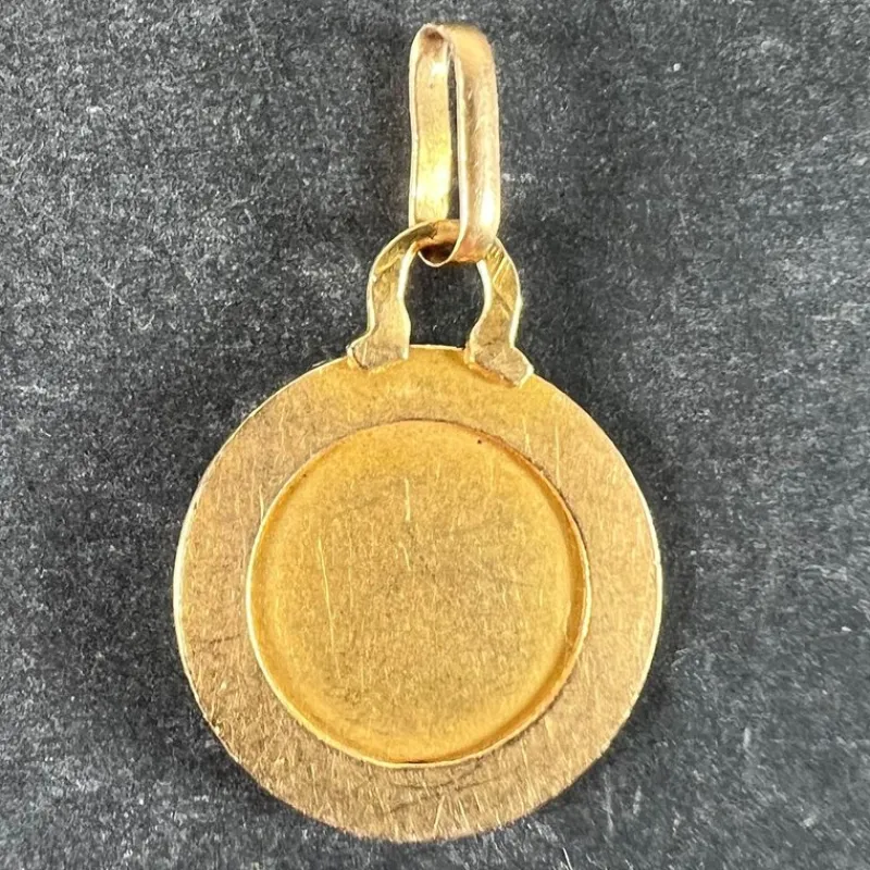 New Pamono 18k Yellow Gold Perroud Charm Pendant, 1950s