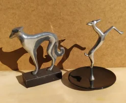 New Pamono Karl Hagenauer, Small Sculptures, 1930s, Set of 2