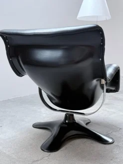 Pamono Karuselli Swivel Chair by Yrjö Kukkapuro for Haimi, Finland, 1960s><noscript><img width=