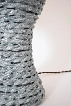Best Pamono Kasaï Light Blue Rope Ceramic Lamp by Barracuda Interiors