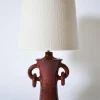 Pamono Kasaï Red Handles Ceramic Lamp by Barracuda Interiors> Table Lamps