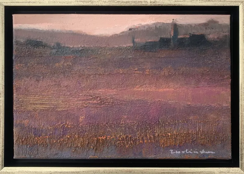 Pamono Katarzyna Zwolinska, In the Distance, Mixed Media Painting, 2021> Painting