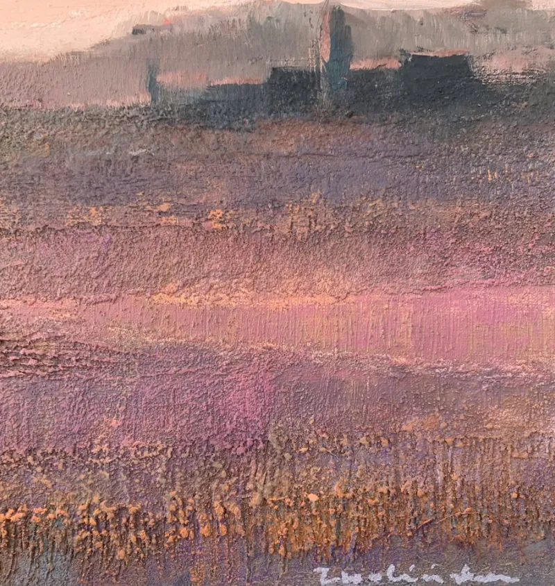 Pamono Katarzyna Zwolinska, In the Distance, Mixed Media Painting, 2021> Painting