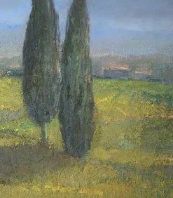 New Pamono Katarzyna Zwolinska, Italian Landscape, Mixed Media Painting, 2018