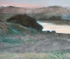 Pamono Katarzyna Zwolinska, Landscape, Mixed Media Painting, 2019><noscript><img width=