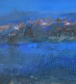 Pamono Katarzyna Zwolinska, Nocturne, Mixed Media Painting, 2019><noscript><img width=