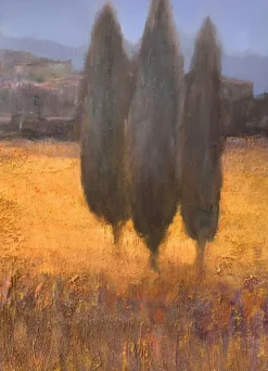 Hot Pamono Katarzyna Zwolinska, Towards the City, Mixed Media Painting, 2017