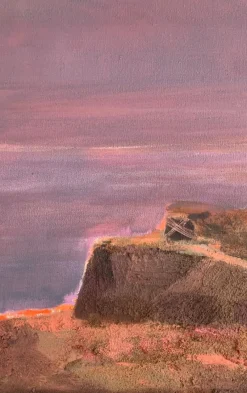 Pamono Katarzyna Zwolinska, Tuscany at Sunset, Mixed Media Painting, 2011><noscript><img width=