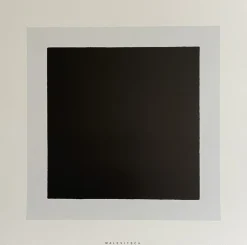 Pamono Kazimir Malevich, Black Square, Silk-Screen> Abstraction