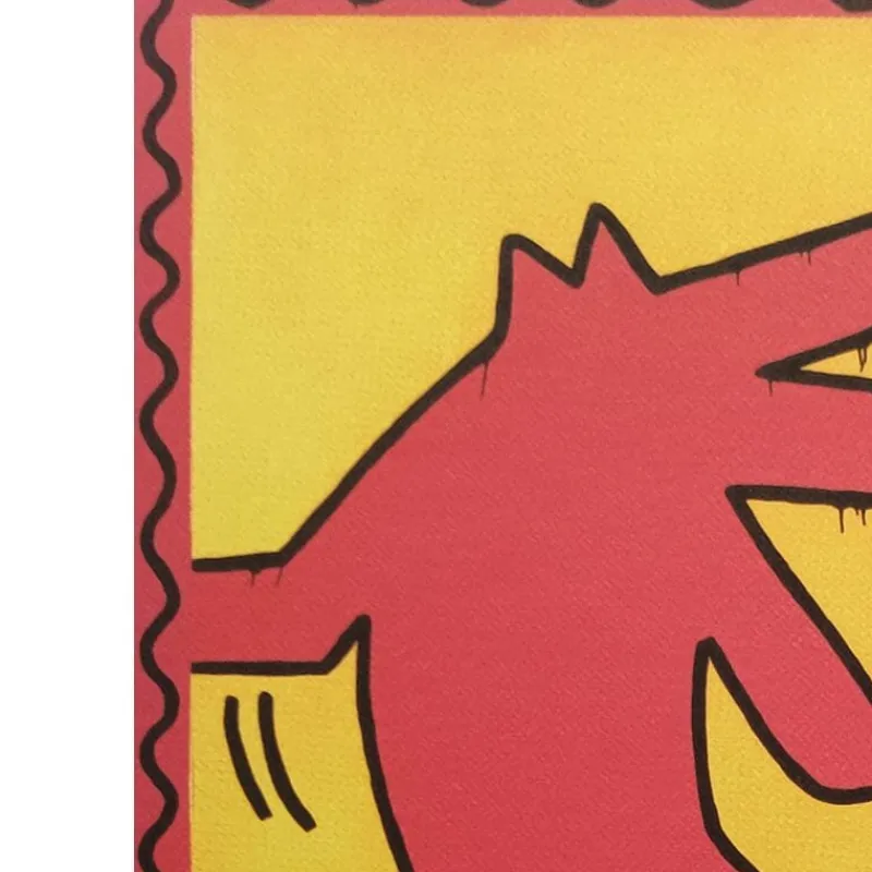 Pamono Keith Haring, Composition, Lithograph, 1990s> Mid-Century