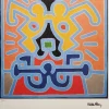 Pamono Keith Haring, Composition, Lithograph, 1990s> Mid-Century