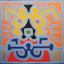 Pamono Keith Haring, Composition, Lithograph, 1990s> Mid-Century