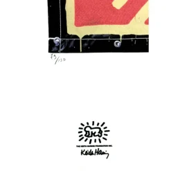 New Pamono Keith Haring, Pop Art Composition, Print